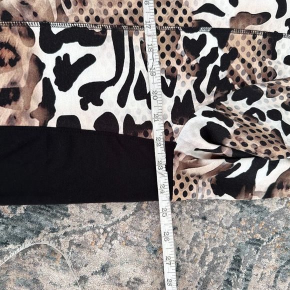 barbara lebek Leopard print zip front cardigan top - Picture 10 of 10